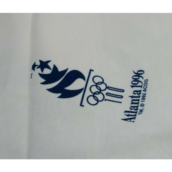 Coca Cola Atlanta 1996 Olympics Single Stitch White Hanes Beefy T-Shirt Men's XL - Picture 3 of 7